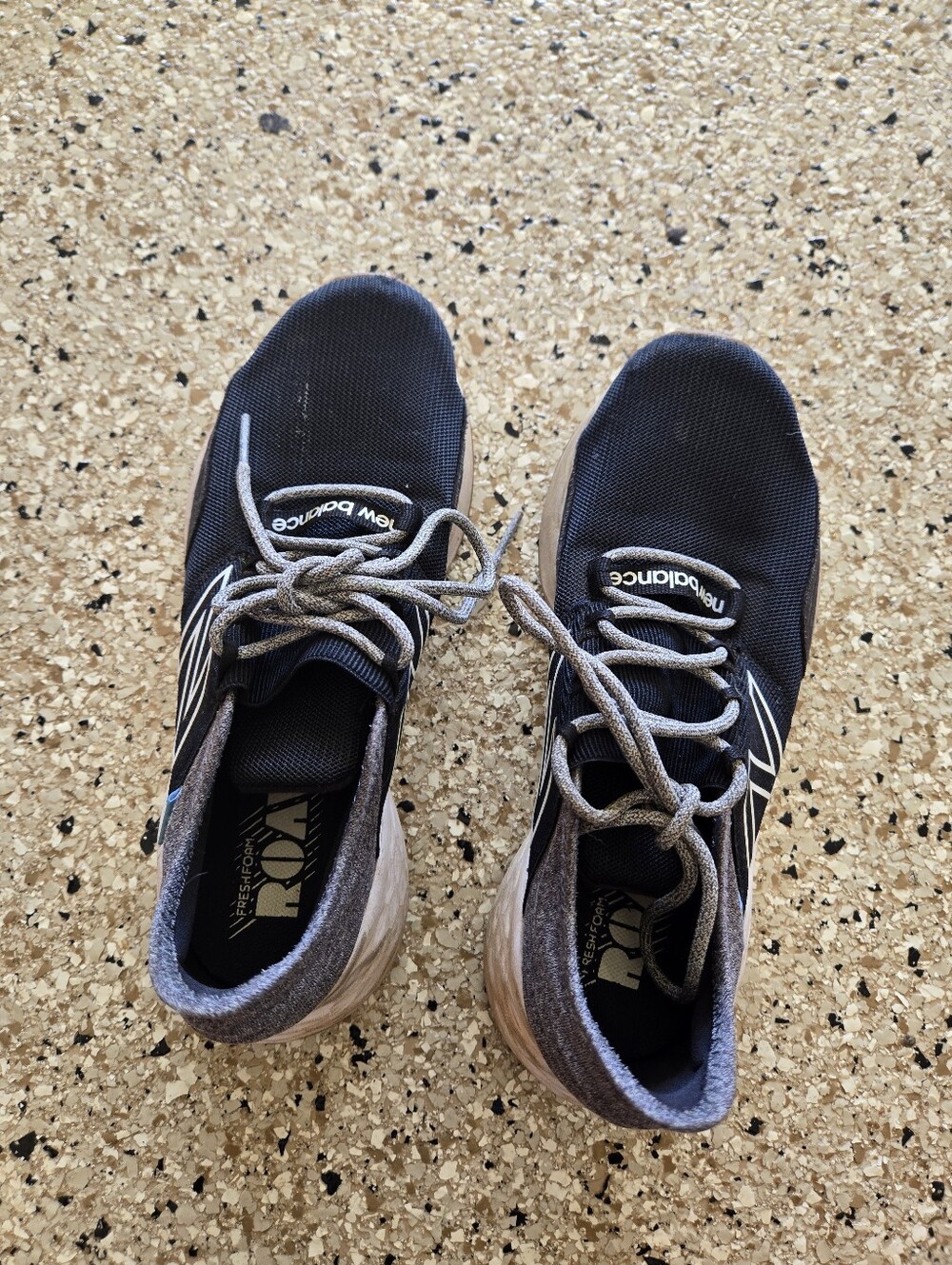 Kids New Balance Black and Gray Athletic Sneakers